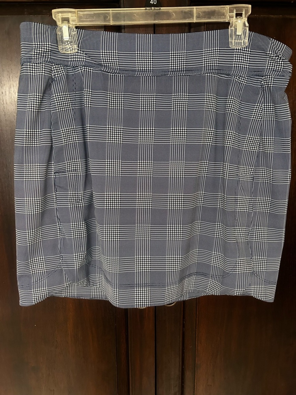 Belynkey Navy Plaid Women’s golf / tennis Skirt Size L